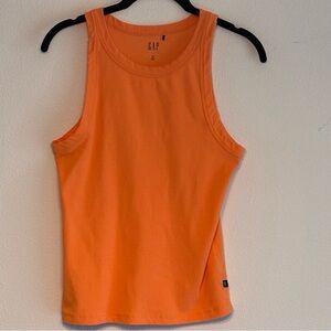 EUC GAP Women's Orange Fitted Tank Top SZ M
